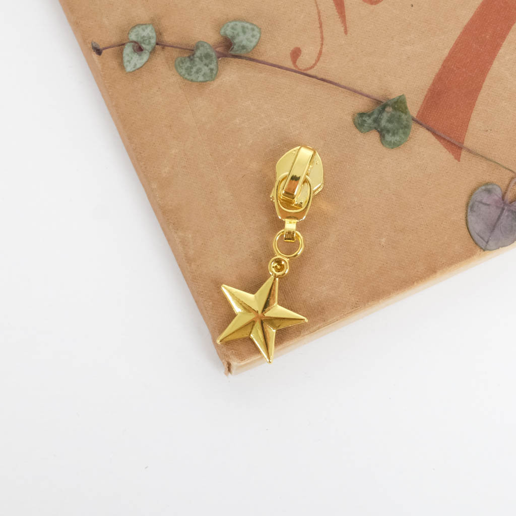 5mm Gold Star Clasp Slider - Maison Klem
